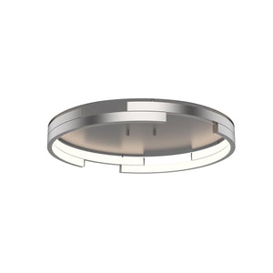 Kuzco FM52719-BN ANELLO MINOR 19" FLUSH MOUNT BRUSHED NICKEL 46W 120VAC WITH LED DRIVER 3000K 90CRI