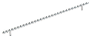 Amerock Cabinet Pull Sterling Nickel 16-3/8 inch (416 mm) Center to Center Bar Pulls 1 Pack Drawer Pull Drawer Handle Cabinet Hardware