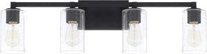 Capital Lighting 119841BI-435 Ravenwood 4 Light Vanity Black Iron