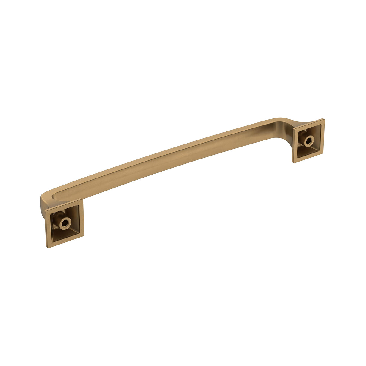 Amerock Cabinet Pull Champagne Bronze 6-5/16 inch (160 mm) Center-to-Center Ville 1 Pack Drawer Pull Cabinet Handle Cabinet Hardware