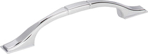 Elements 937-96PC 96 mm Center-to-Center Polished Chrome Square Hammond Cabinet Pull