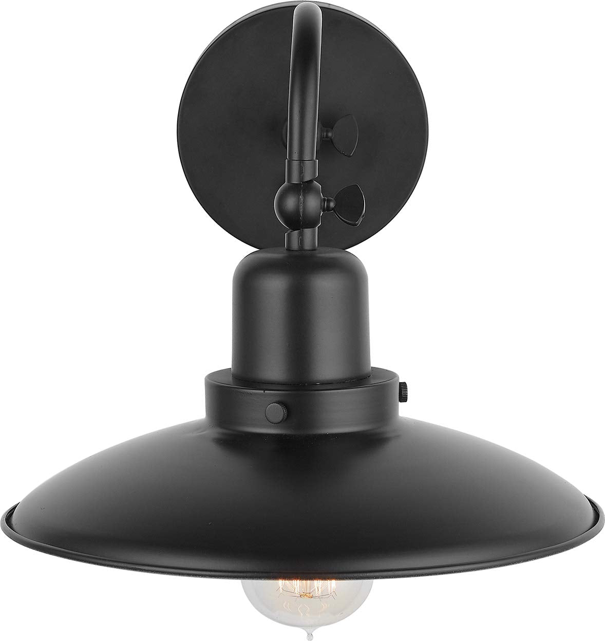 Capital Lighting 634811MB Dewitt 1 Light Sconce Matte Black