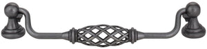 Jeffrey Alexander 749-160DACM 160 mm Center-to-Center Gun Metal Birdcage Tuscany Drop & Ring Pull
