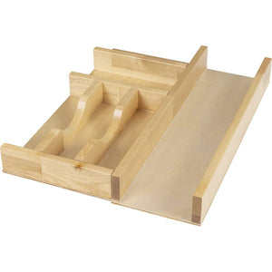 Hardware Resources DO15A-B18 15" Adjustable Drop-In Cutlery Drawer Insert