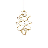 Kuzco CH93934-AN SYNERGY 34" CH Antique Brass 120V TRIAC/ELV LED 3000K 90CRI 107W