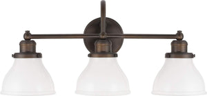 Capital Lighting 8303BB-128 Baxter 3 Light Vanity Burnished Bronze