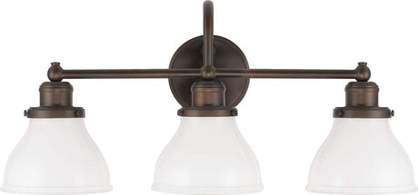 Capital Lighting 8303BB-128 Baxter 3 Light Vanity Burnished Bronze