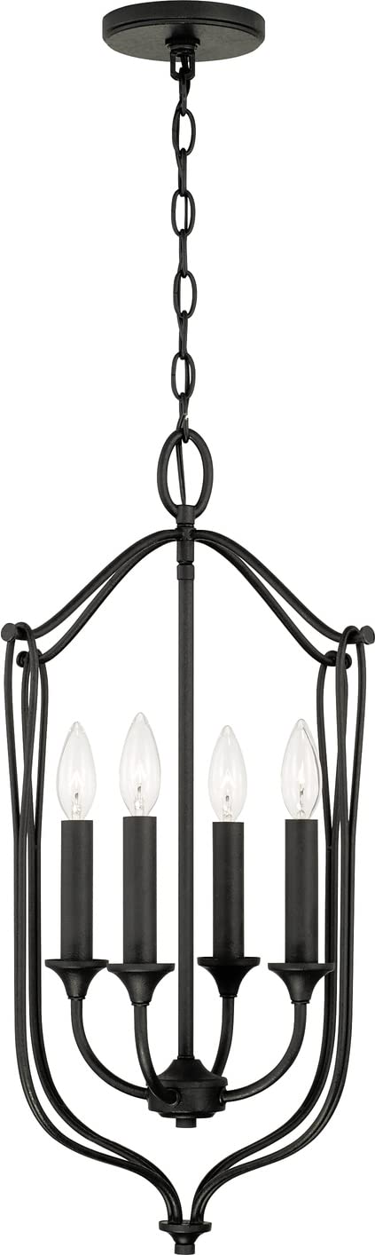 Capital Lighting 541641BI Bentley 4 Light Foyer Black Iron