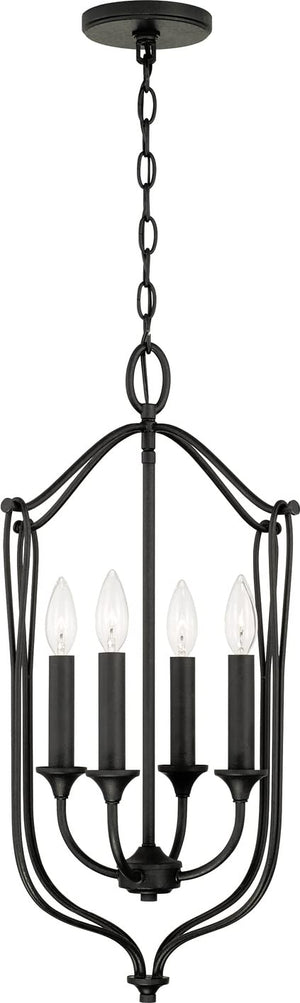 Capital Lighting 541641BI Bentley 4 Light Foyer Black Iron