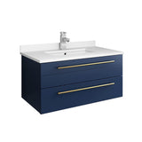 Fresca FCB6130RBL-UNS-CWH-U Modern Bathroom Vanity