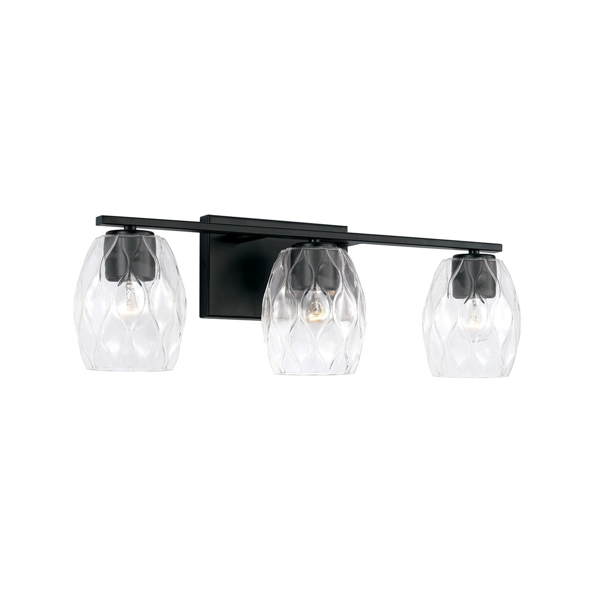 Capital Lighting 145331MB-525 Lucas 3 Light Vanity Matte Black