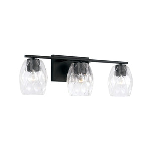 Capital Lighting 145331MB-525 Lucas 3 Light Vanity Matte Black