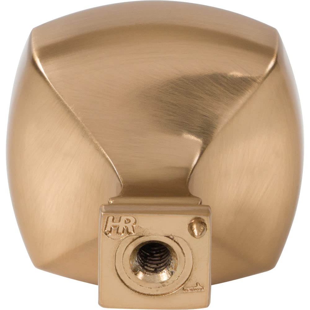 Jeffrey Alexander 278L-SBZ 1-3/8" Overall Length Satin Bronze Square Audrey Cabinet Knob