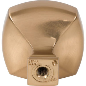Jeffrey Alexander 278L-SBZ 1-3/8" Overall Length Satin Bronze Square Audrey Cabinet Knob