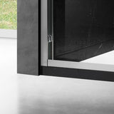 Essence 54'' * 76'' Framed Shower Door (Brushed Nickel)