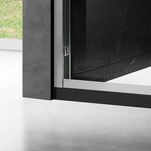 Essence 54'' * 76'' Framed Shower Door (Brushed Nickel)