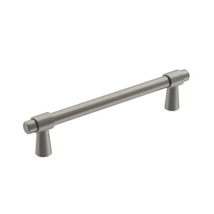 Amerock Cabinet Pull Satin Nickel 5-1/16 inch (128 mm) Center-to-Center Destine 1 Pack Drawer Pull Cabinet Handle Cabinet Hardware
