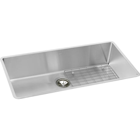 Elkay Crosstown ECTRU35179DBG Single Bowl Undermount Stainless Steel Kitchen Sink Kit