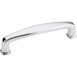Jeffrey Alexander 1092PC 96 mm Center-to-Center Polished Chrome Square Milan 1 Cabinet Pull