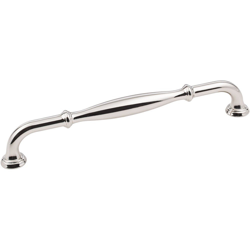 Jeffrey Alexander 658-192NI 192 mm Center-to-Center Polished Nickel Tiffany Cabinet Pull