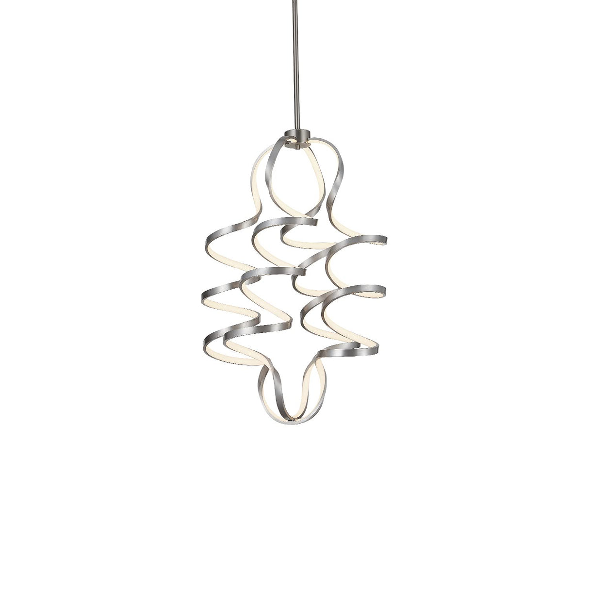 Kuzco CH93934-AS SYNERGY 34" CH Antique Silver 120V TRIAC/ELV LED 3000K 90CRI 107W