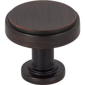 Jeffrey Alexander 171DBAC 1-1/4" Diameter Brushed Oil Rubbed Bronze Richard Cabinet Knob