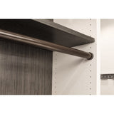 Hardware Resources 151696SN-24 4 Boxes of 6 Satin Nickel 1-5/16" Diameter Round Steel Closet Rod