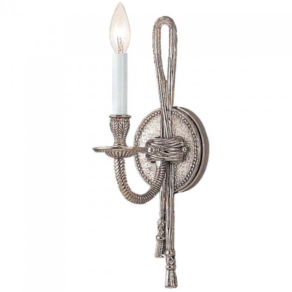 Crystorama 651-PW  Lighting Wall Sconce, Pewter