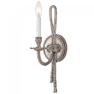 Crystorama 651-PW  Lighting Wall Sconce, Pewter