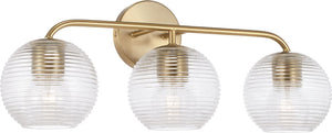 Capital Lighting 149931MA-544 Dolan 3 Light Vanity Matte Brass