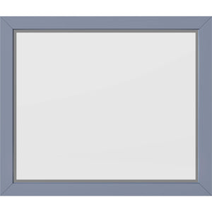 Jeffrey Alexander MIR2CAD-33-BS 33" W x 1" D x 28" H Blue Steel Cade mirror