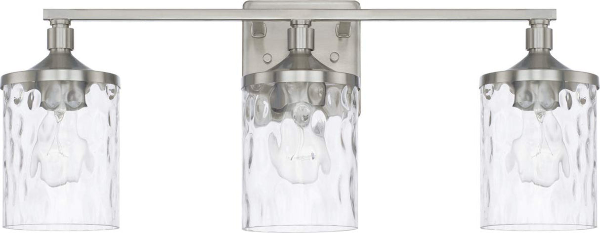 Capital Lighting 128831BN-451 Colton 3 Light Vanity Brushed Nickel