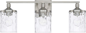 Capital Lighting 128831BN-451 Colton 3 Light Vanity Brushed Nickel