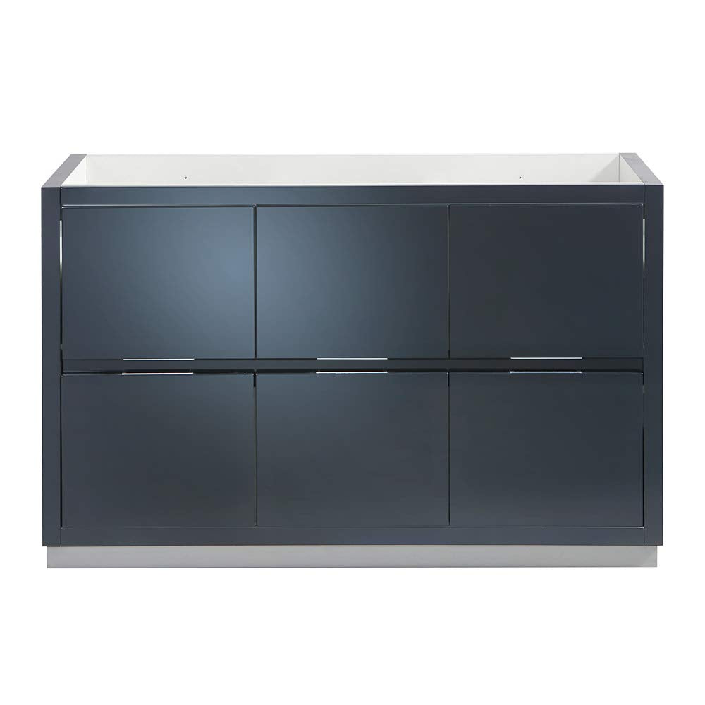 Fresca FCB8448GO Fresca Valencia 48" Gray Oak Free Standing Single Sink Modern Bathroom Cabinet