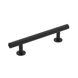 Amerock Cabinet Pull Matte Black 3-3/4 inch (96 mm) Center-to-Center Radius 1 Pack Drawer Pull Cabinet Handle Cabinet Hardware