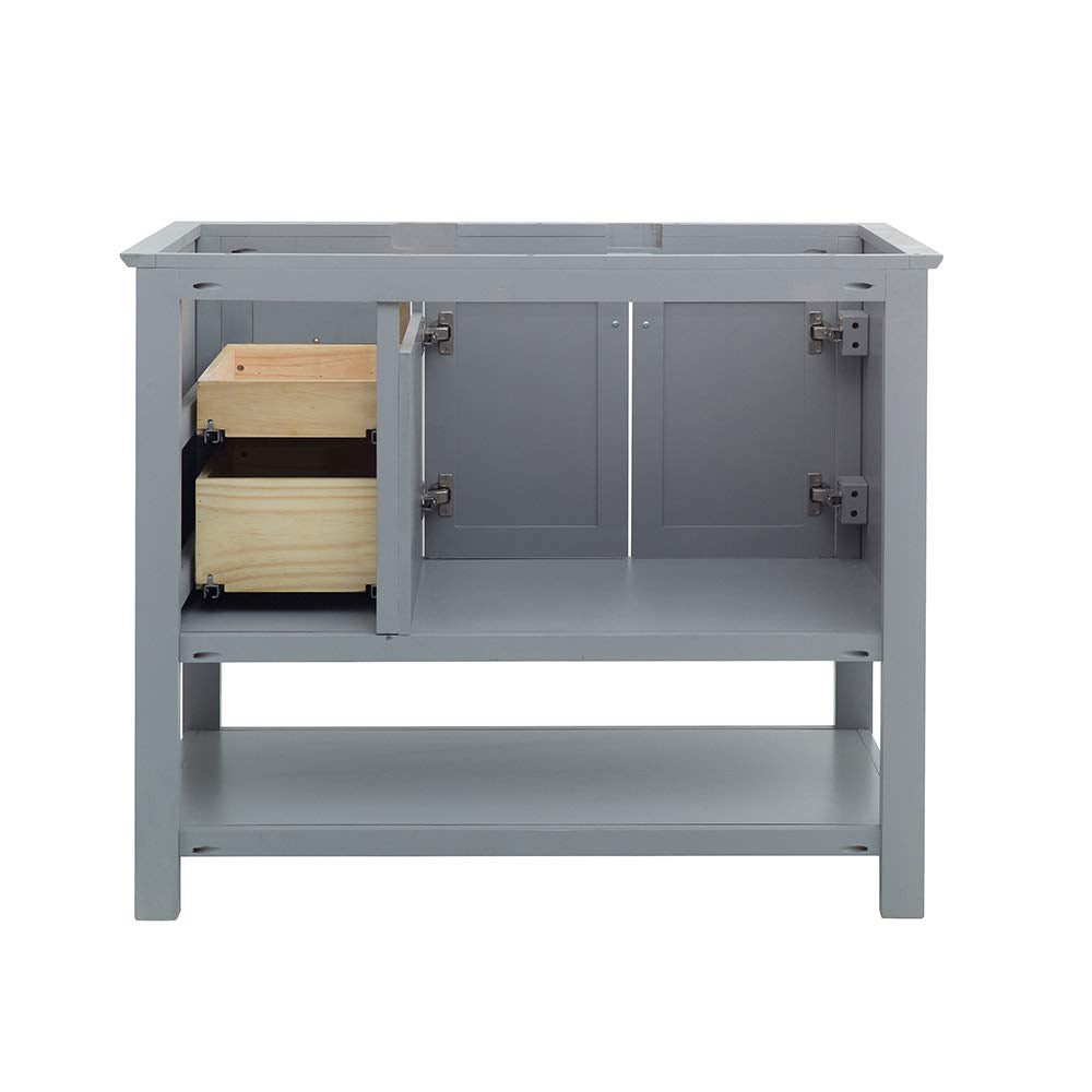 Fresca FCB2340VG Fresca Manchester Regal 42" Gray Wood Veneer Traditional Bathroom Cabinet