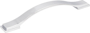 Jeffrey Alexander 80152-160BNBDL 160 mm Center-to-Center Brushed Pewter Strap Mirada Cabinet Pull
