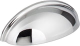Elements 2981MB 3" Center-to-Center Matte Black Florence Cabinet Cup Pull