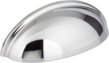 Elements 2981PC 3" Center-to-Center Polished Chrome Florence Cabinet Cup Pull