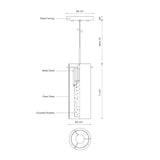 Kuzco PD4401-CH CHAMPAGNE 4" PD Chrome 120V ELV LED 3000K 90CRI 9W