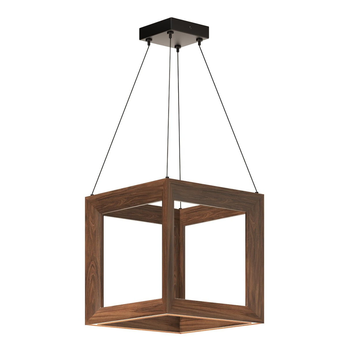 Kuzco PD32901-WT MORINA 12" PENDANT WALNUT BLACK TEXTURED 120" WIRE 120V TRIAC/ELV LED 3000K 90CRI 20W