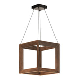 Kuzco PD32901-WT MORINA 12" PENDANT WALNUT BLACK TEXTURED 120" WIRE 120V TRIAC/ELV LED 3000K 90CRI 20W