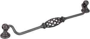 Jeffrey Alexander 749-224DACM 224 mm Center-to-Center Gun Metal Birdcage Tuscany Drop & Ring Pull