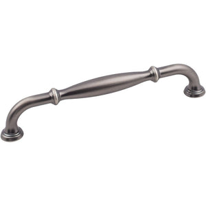 Jeffrey Alexander 658-160BNBDL 160 mm Center-to-Center Brushed Pewter Tiffany Cabinet Pull