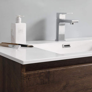 Fresca FVN9336RW Fresca Lazzaro 36" Rosewood Free Standing Modern Bathroom Vanity w/ Medicine Cabinet