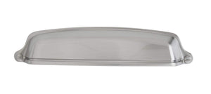 Amerock Cabinet Cup Pull Satin Nickel 5-1/16 inch (128 mm) Center-to-Center Stature 1 Pack Drawer Pull Drawer Handle Cabinet Hardware