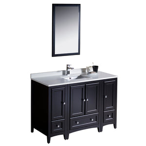 Fresca FVN20-122412ES Fresca Oxford 48" Espresso Traditional Bathroom Vanity