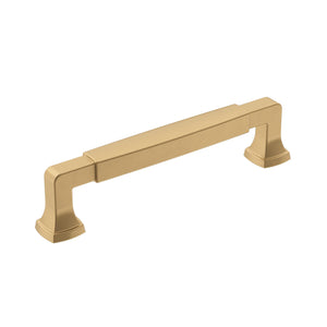 Amerock Cabinet Pull Champagne Bronze 5-1/16 inch (128 mm) Center-to-Center Stature 1 Pack Drawer Pull Cabinet Handle Cabinet Hardware