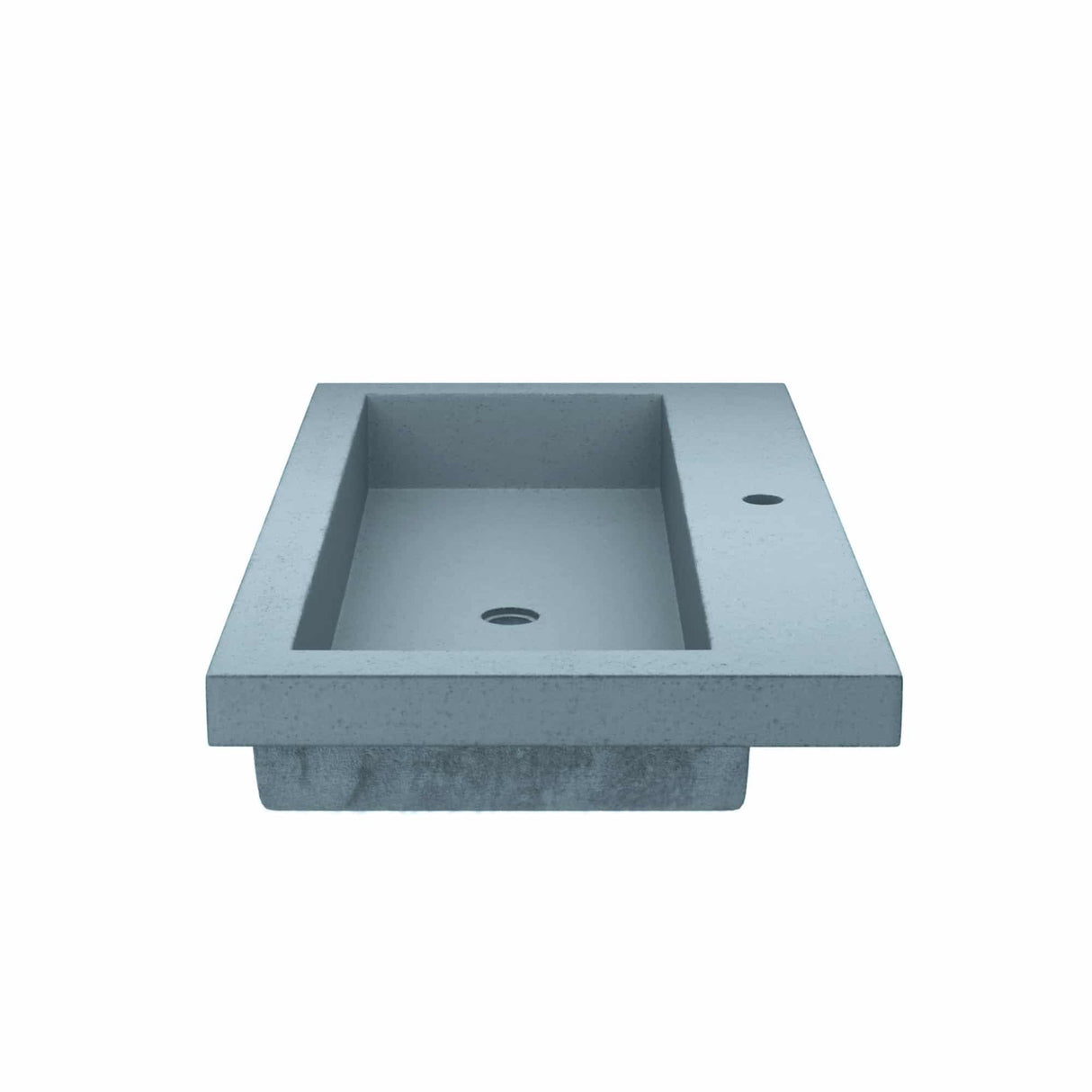 Native Trails NSL3619-P Native Stone Trough Bathroom Sink, 36" x 19", Pearl, Single Faucet Hole