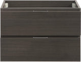 Fresca FCB8330GO Fresca Valencia 30" Gray Oak Wall Hung Modern Bathroom Cabinet